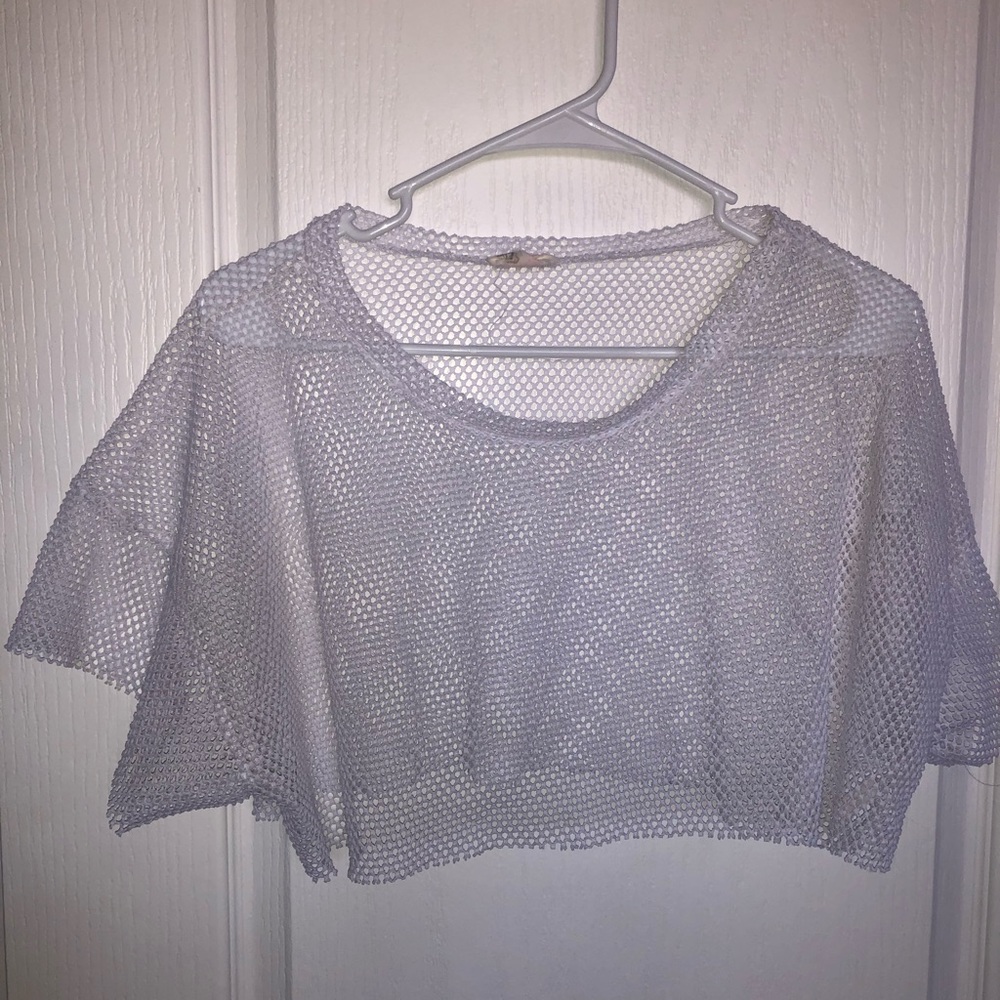Fish net crop top